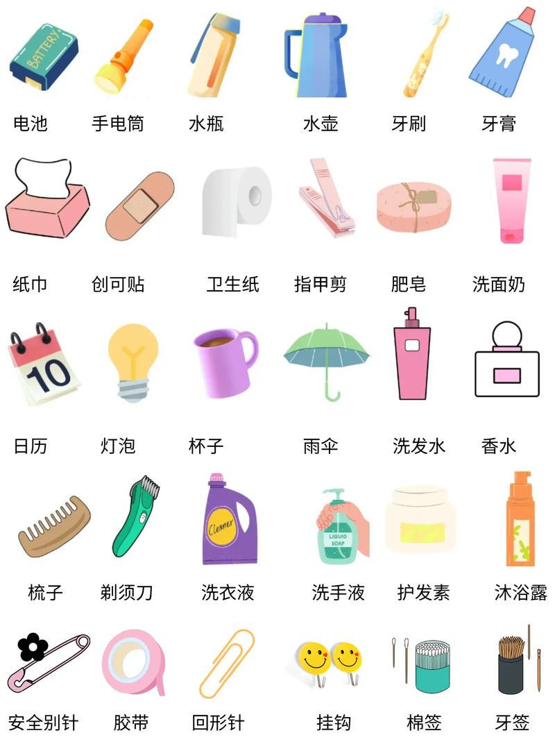 居家必備 常見生活日用品英語單詞速查手冊